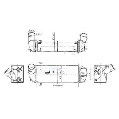 Intercooler per hyundai - intercooler, santa